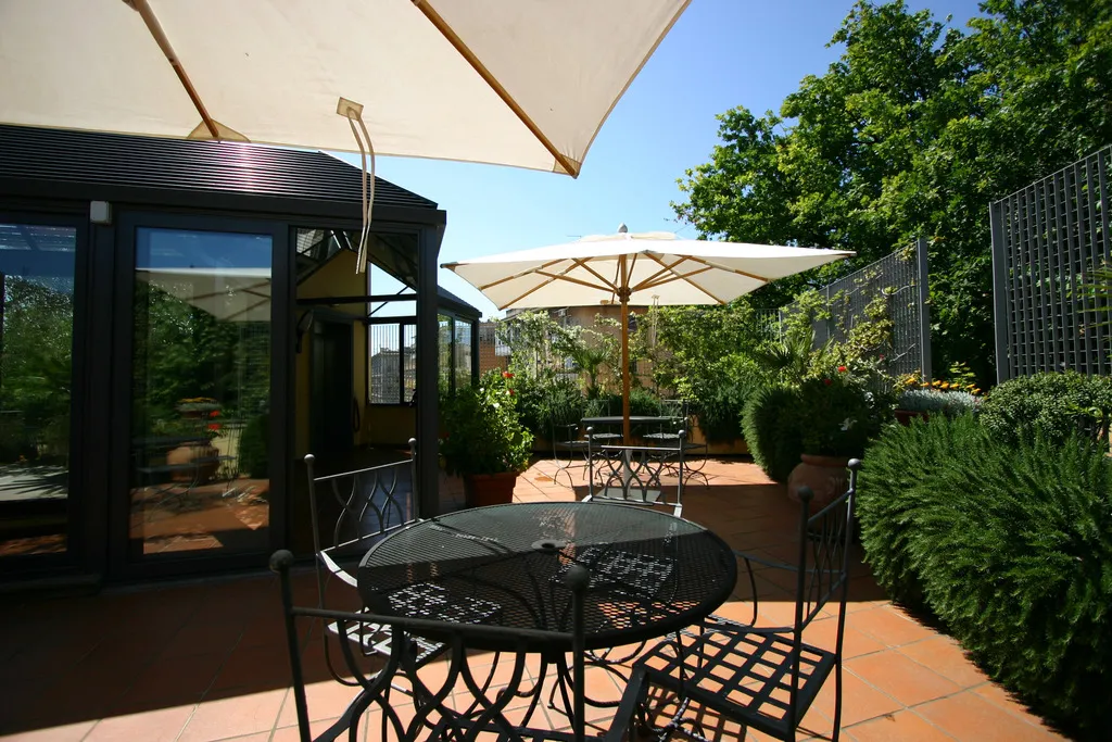 Terrace, Ateneo Garden Palace, Rome
