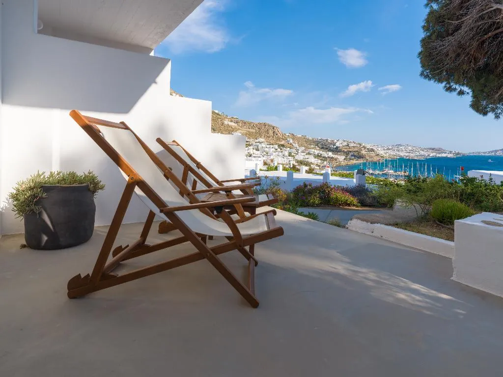 Double or Twin SEA VIEW Room, Rhenia  Mykonos Hotel & Bungalows, Mykonos