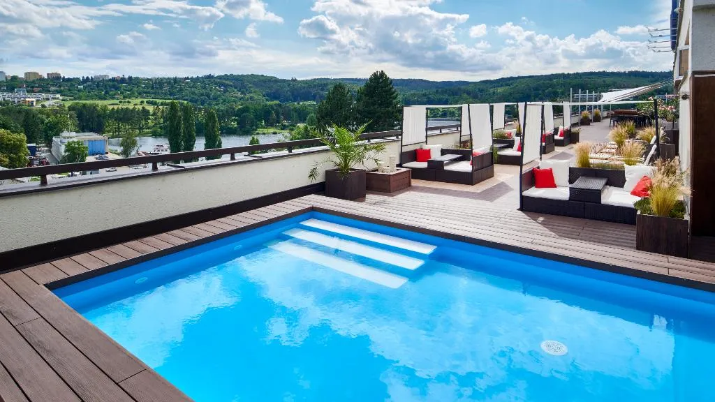 Terrace, OREA Resort Santon, Prague