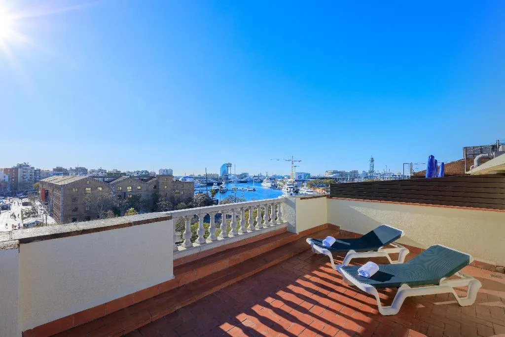 DOUBLE SINGLE USE WITH TERRACE Room, Del Mar, Barcelona