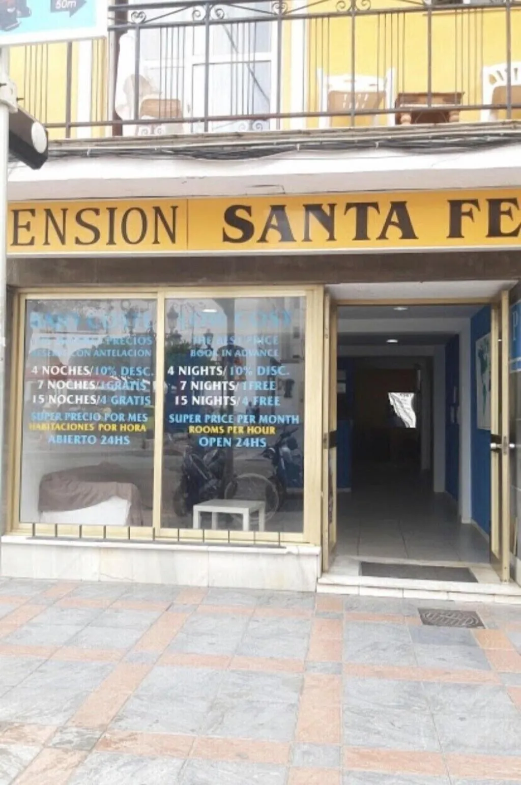 Lobby, Pensión Santa Fe, Costa Del Sol