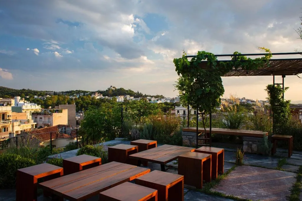 Terrace, The Foundry Suites, Athens