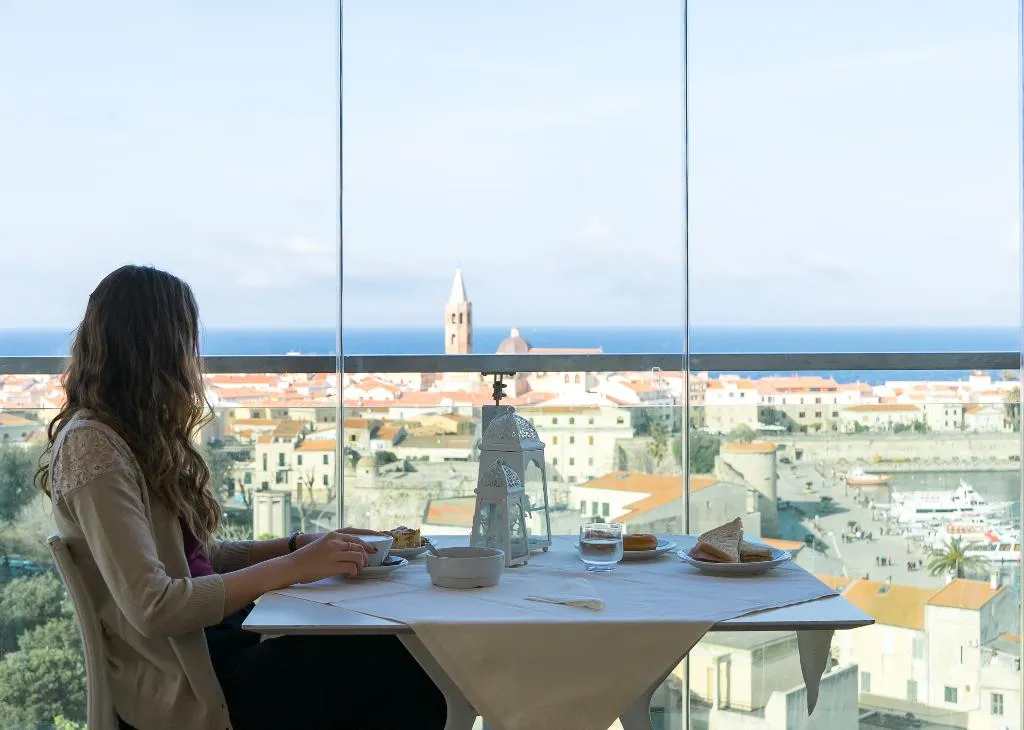 Terrace, Hotel Catalunya, Alghero