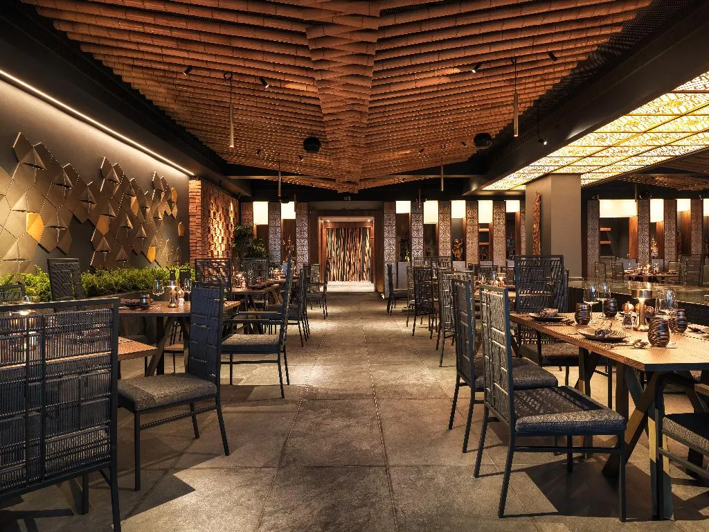 Restaurant, The Tower at St Raphael Resort, Cyprus