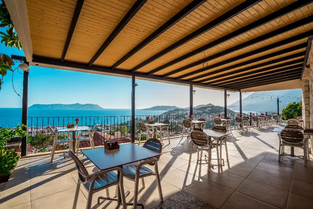 Terrace, Hotel Luna Kas, Dalaman