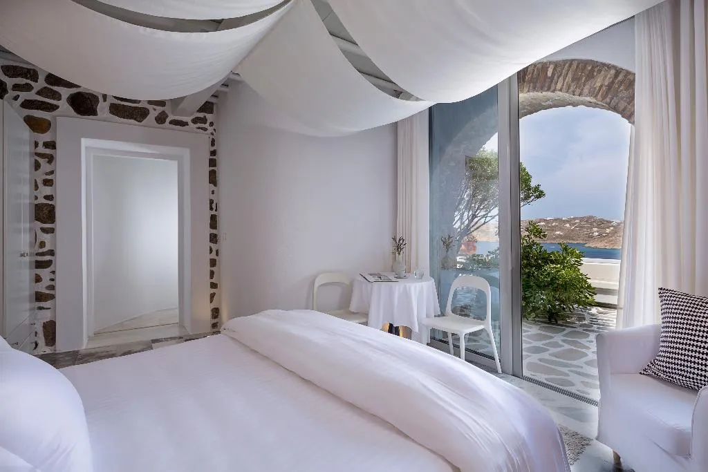 JUNIOR SUITE SEA VIEW Room, Greco Philia Elia Mykonos, Halkidiki