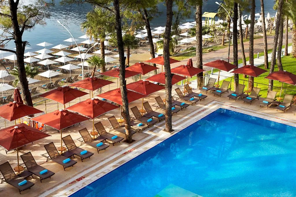 Pool, Orka Lotus Beach Hotel, Dalaman