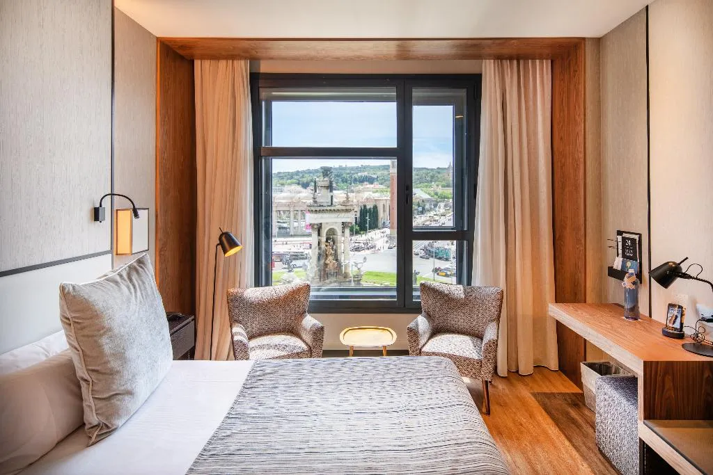 DOUBLE SINGLE USE DELUXE Room, Catalonia Barcelona Plaza, Barcelona