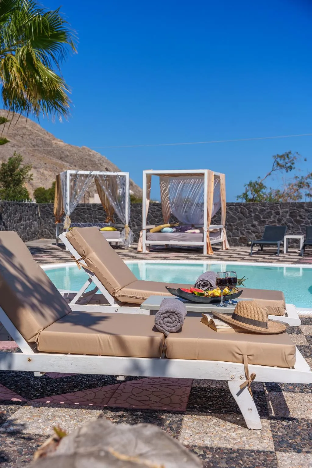 General view, Sandy's Paradise Infinity, Santorini
