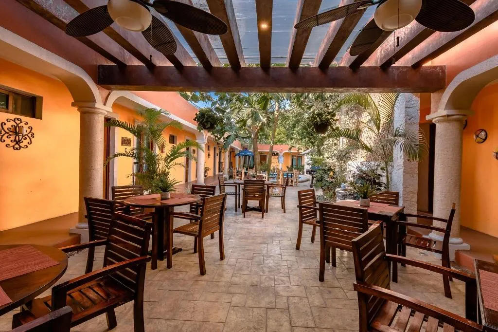Terrace, El Zaguán Colonial by GuruHotel, Cancun Area