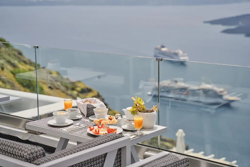 Restaurant, Agali Houses, Santorini