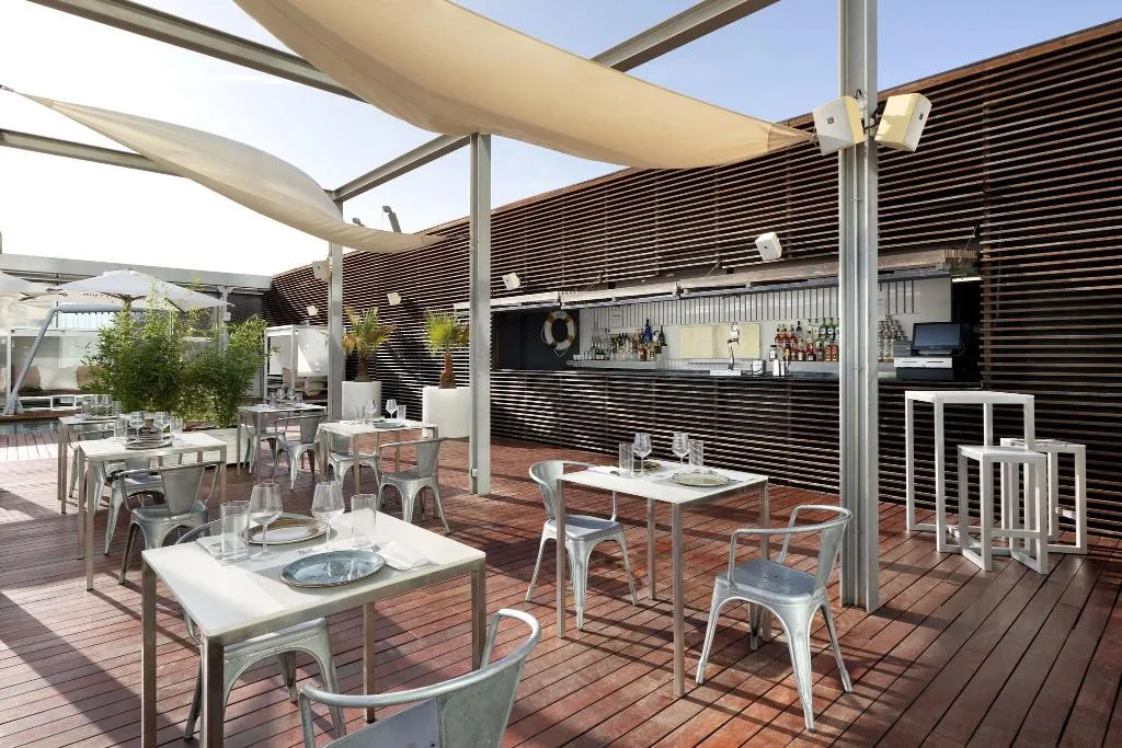 Terrace, The Level at Melia Barcelona Sky, Barcelona