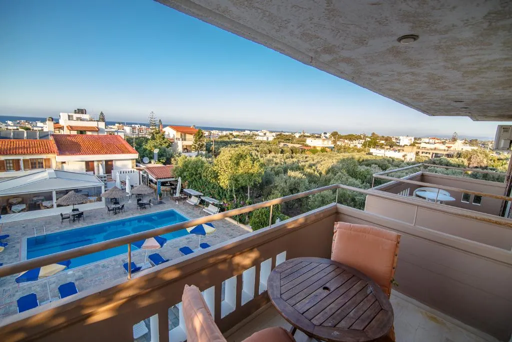 Terrace, Elpida Apartments, Crete