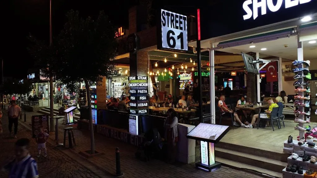 Restaurant, Street61 Studios, Dalaman