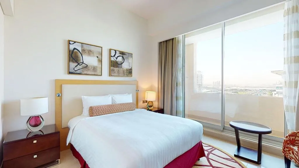 Room, Marriott Executive Apartments Al Jaddaf, Dubai, Dubai