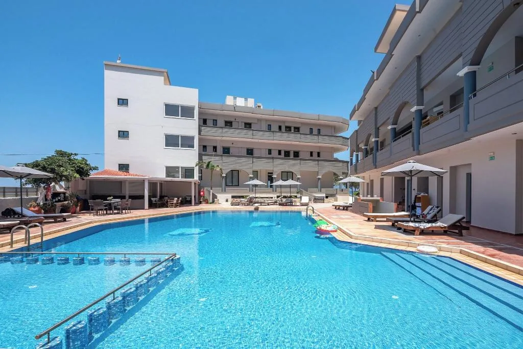 General view, Christina Beach Hotel, Crete
