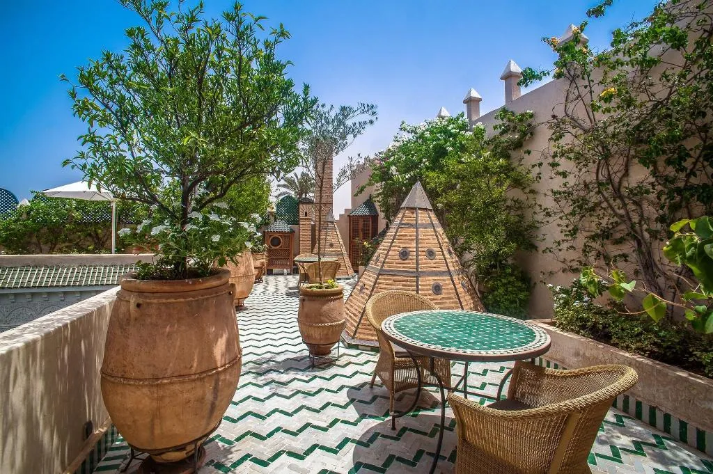 Terrace, Riad Laurence Olivier, Marrakech