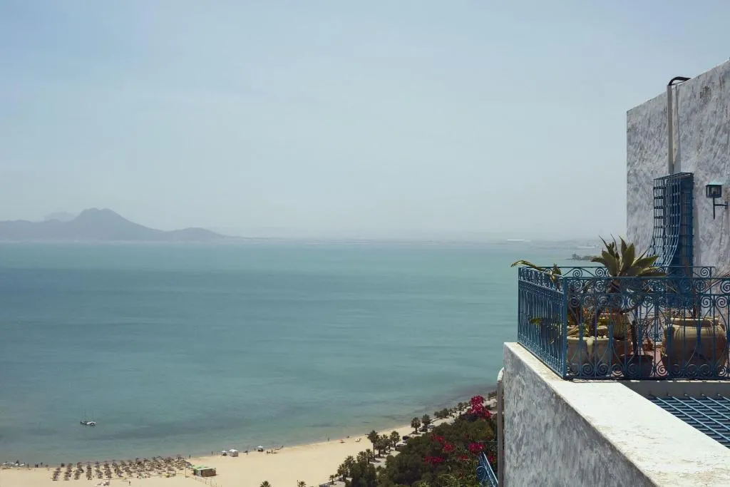 Beach, Sheraton Tunis, Tunisia
