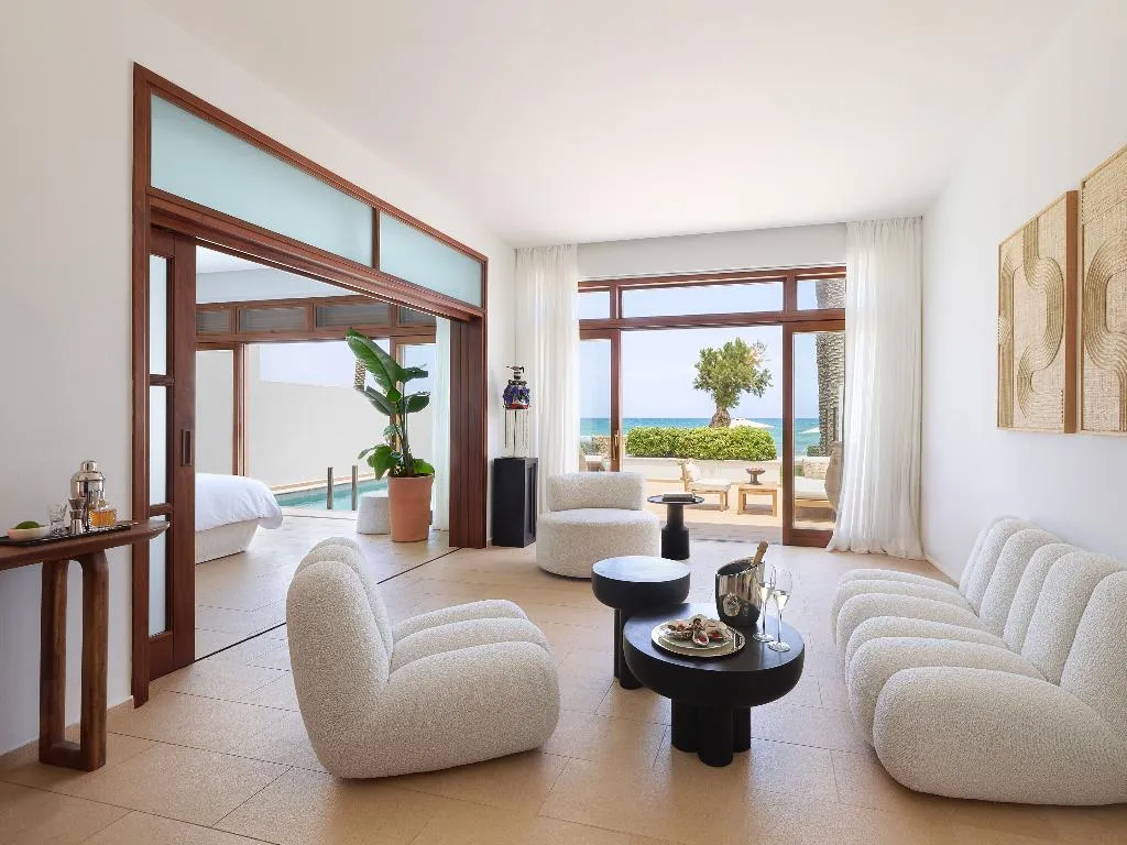 VILLA BEACH FRONT TWO BEDROOMS Room, Amirandes, A Resort to Live, Crete