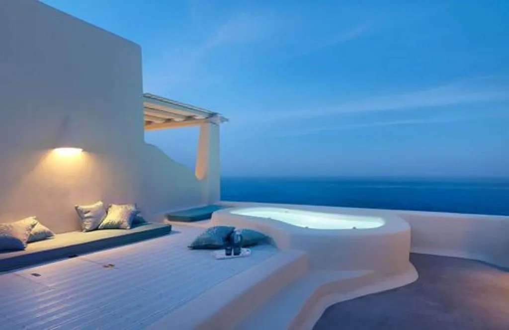 Terrace, Dome Resort Santorin, Santorini
