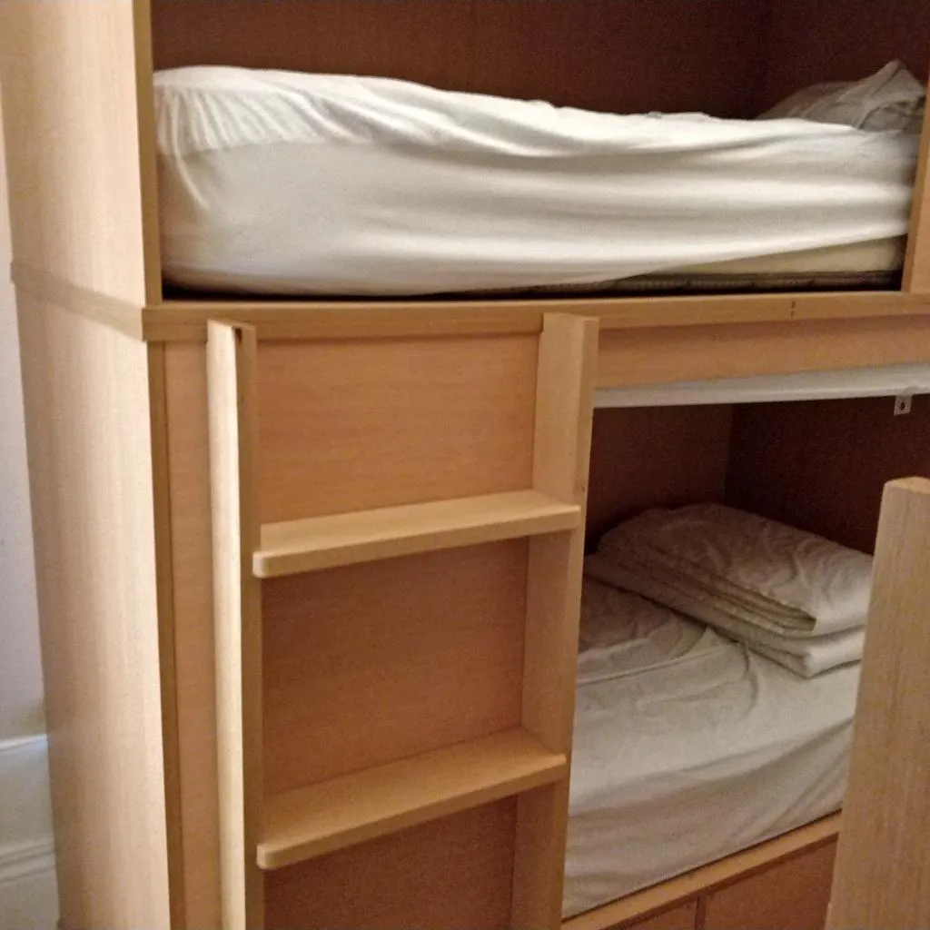 Bed in dormitory ONE BEDROOM Room, Oporto Music Hostel, Porto