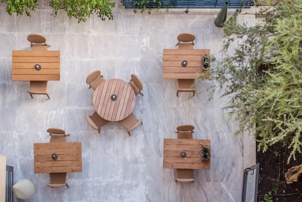 Terrace, Avra City Hotel, Crete