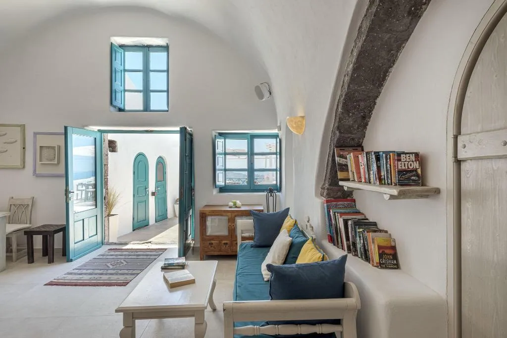 Lobby, Afroessa Hotel, Santorini