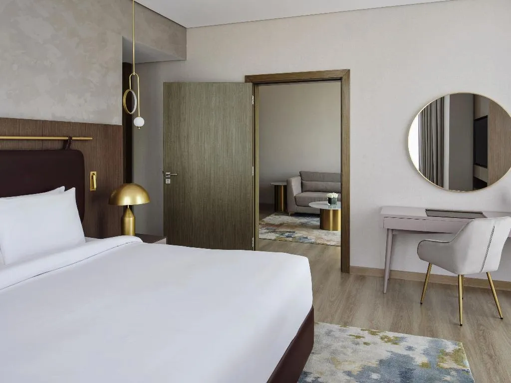 SUITE CITY VIEW KING BED Room, Movenpick Jumeirah Village Triangle, Dubai