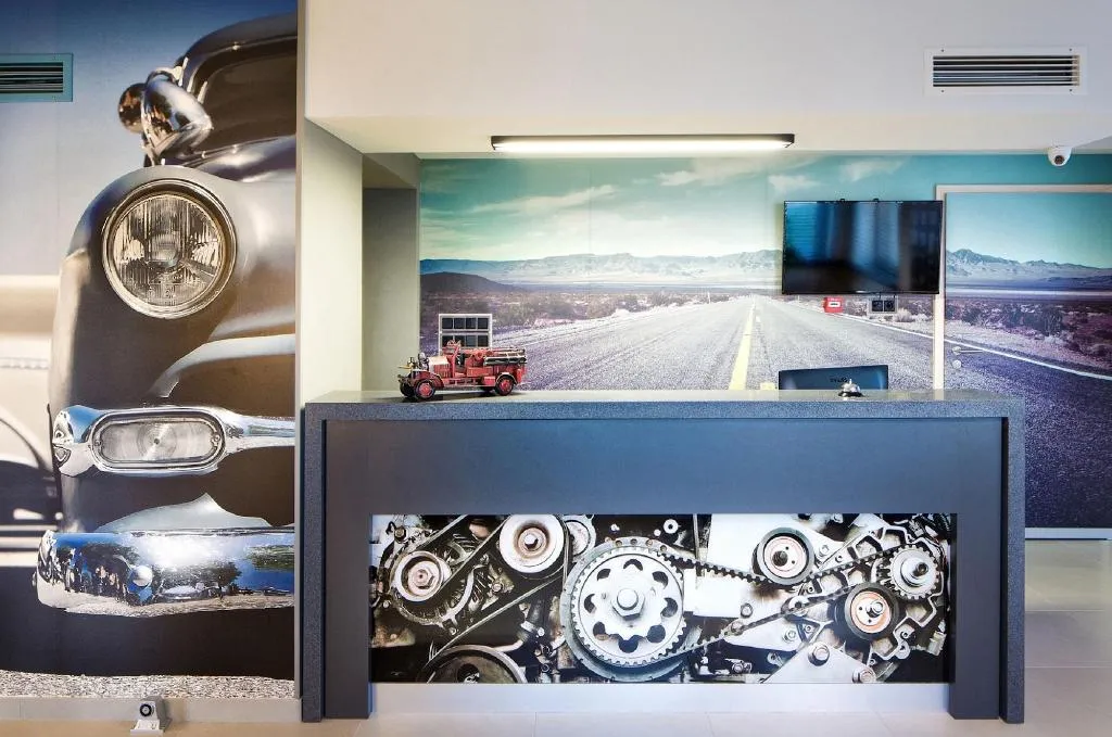 Lobby, Automobil Hotel, Krakow