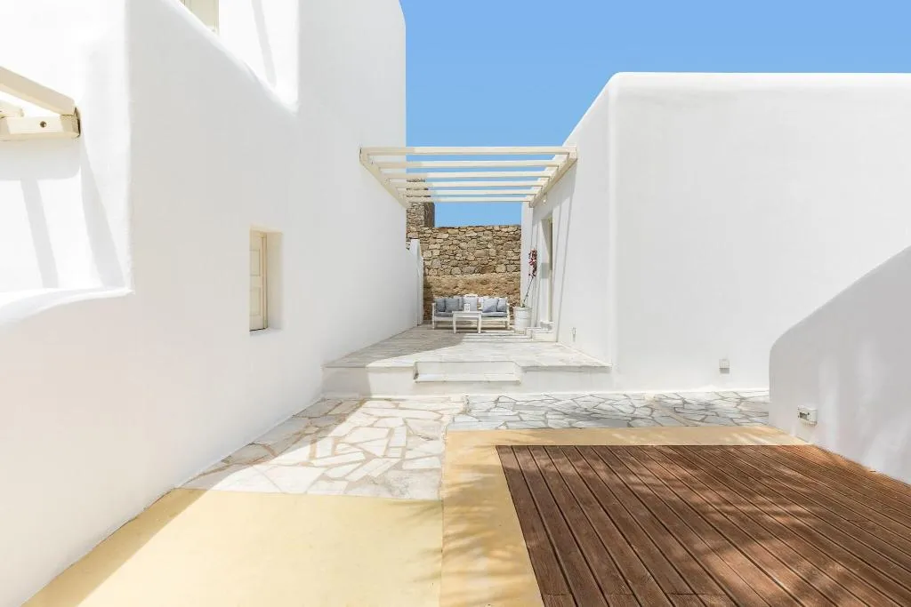 Terrace, Corfos Hotel, Mykonos