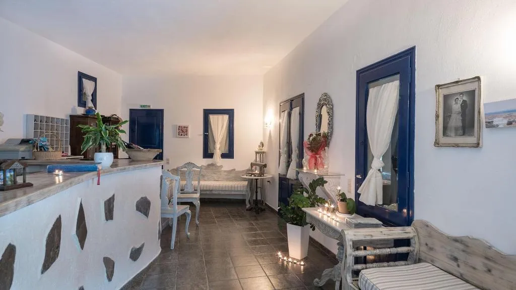 Lobby, Agnadi Villas, Santorini