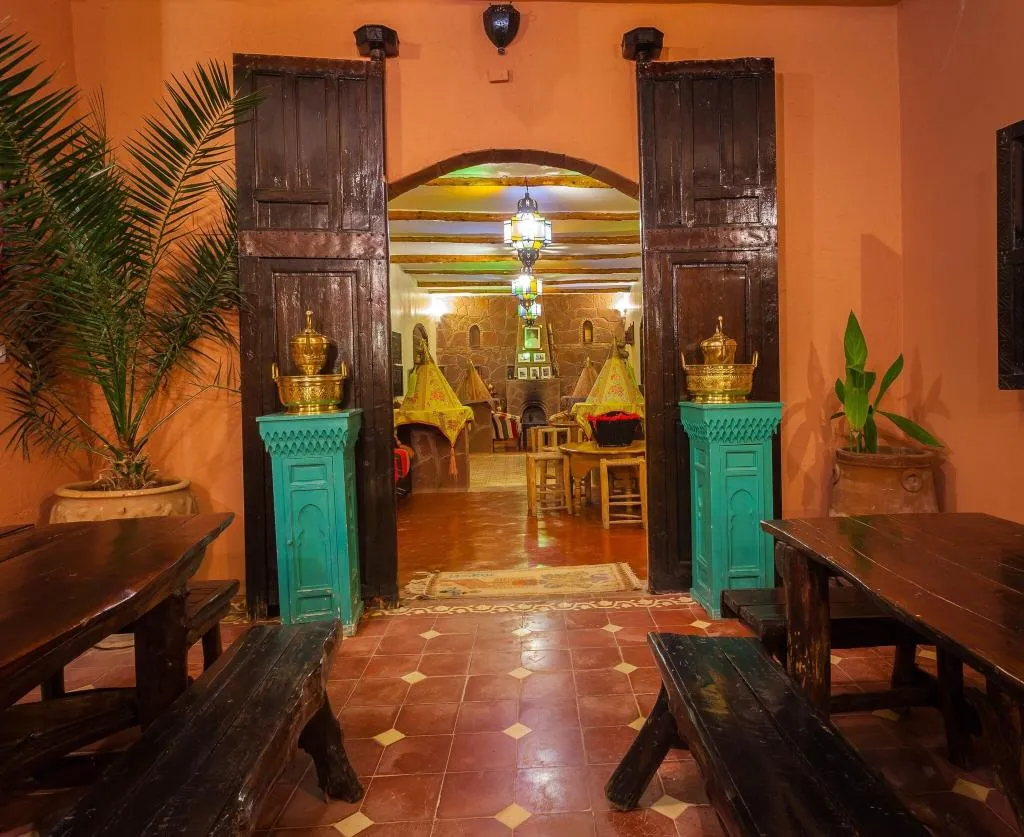 Lobby, Dar Ikalimo Ourika, Marrakech