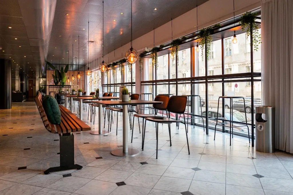 Lobby, Cabinn City, Copenhagen