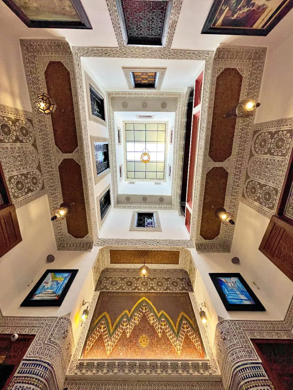 Lobby, Dar Guennoun, Fez