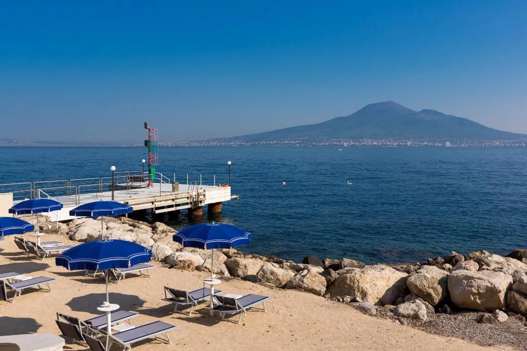Beach, Towers Hotel Stabiae Sorrento Coast, Naples