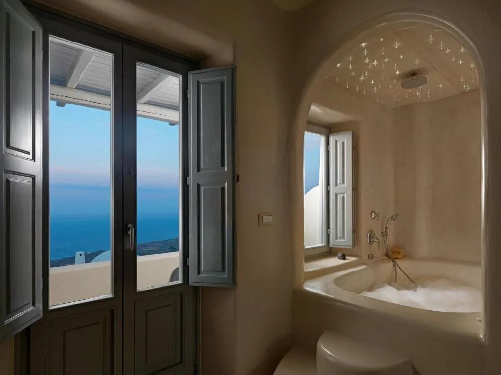 SUITE KING SIZE BED Room, Dome Resort Santorin, Santorini