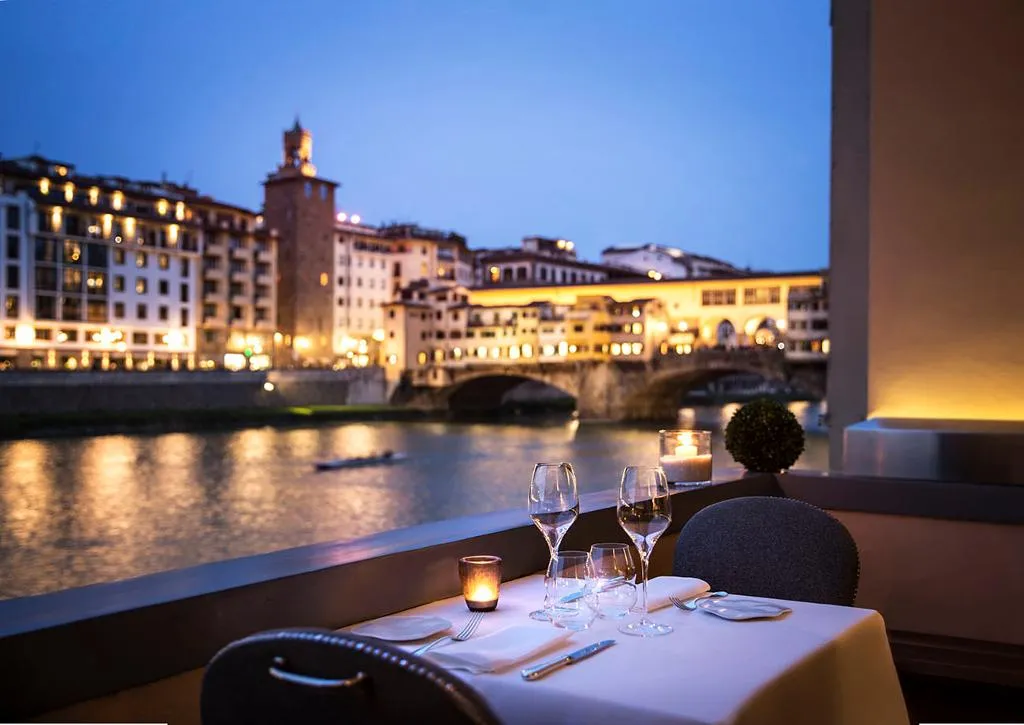 Restaurant, Hotel Lungarno, Florence