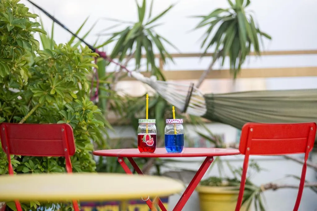 Terrace, Eco Hostel Floreale, Naples