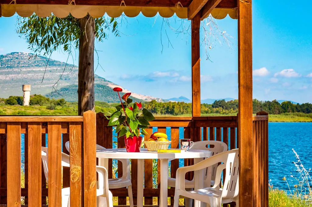 MOBILE HOME TWO BEDS Room, Camping Village Laguna Blu, Alghero
