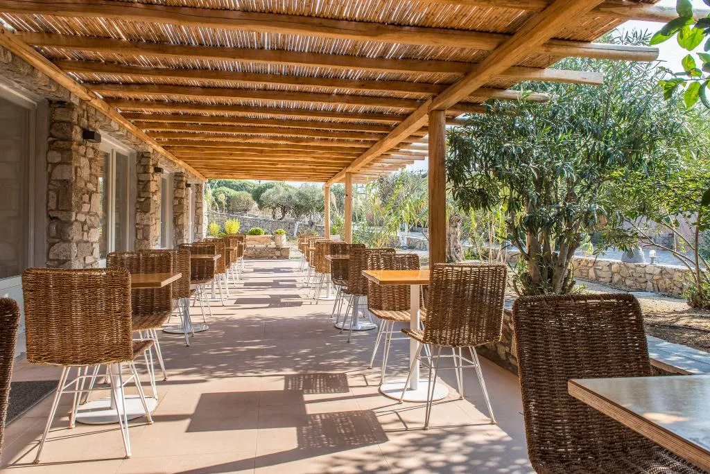 Restaurant, Vienoula's Garden Hotel, Mykonos