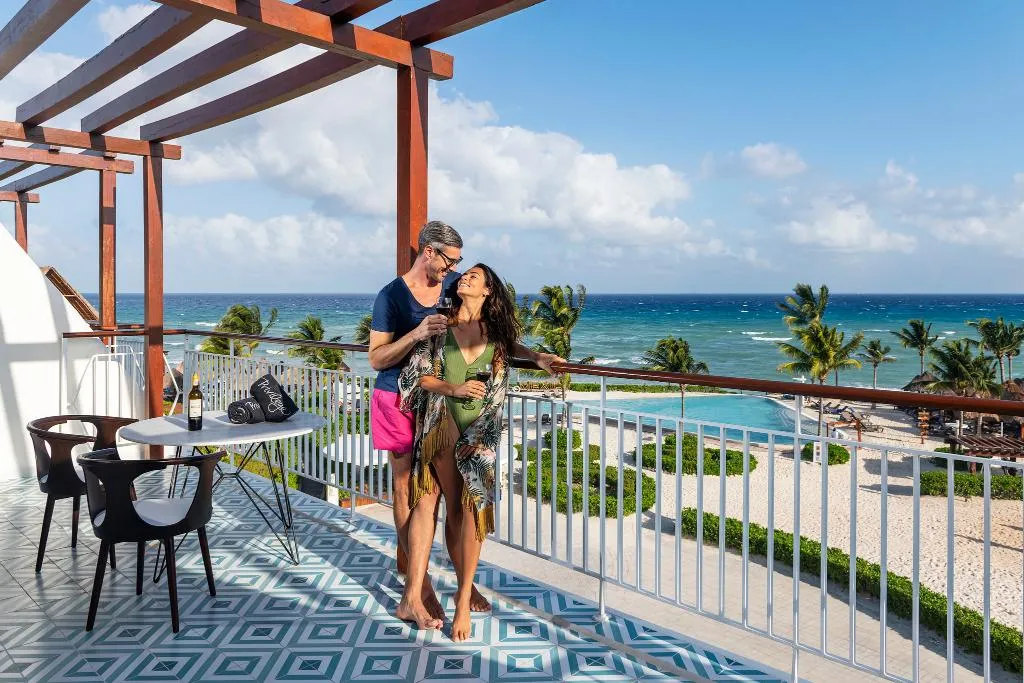 Terrace, Ocean Riviera Paradise All Inclusive, Cancun Area