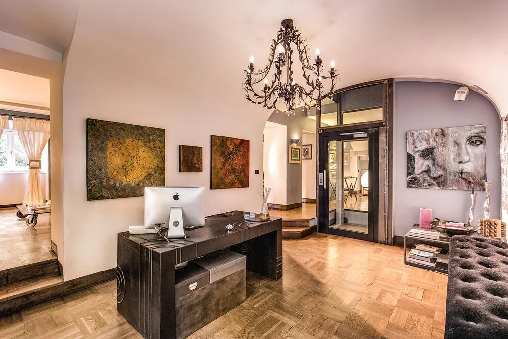 Lobby, Hotel Villa Linneo, Rome