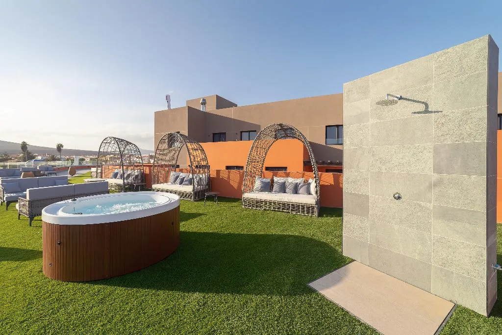 Terrace, Arena Castillo Hotel, Fuerteventura