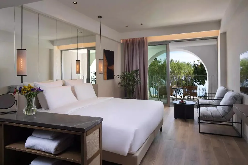 JUNIOR SUITE SEA VIEW Room, NIKO Seaside Resort Crete MGallery, Crete