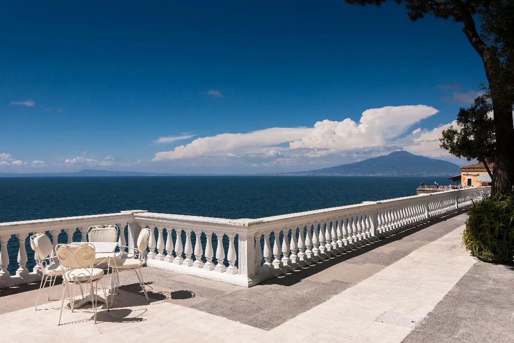 Terrace, Grand Hotel Cocumella, Naples