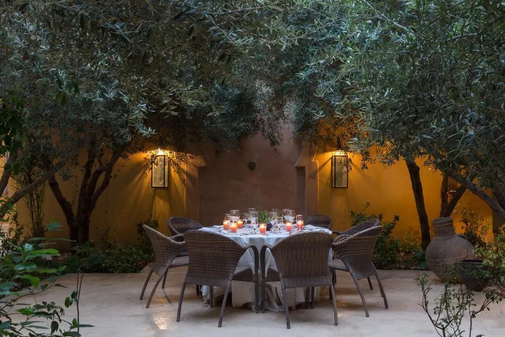 Restaurant, Jnane Tamsna, Marrakech