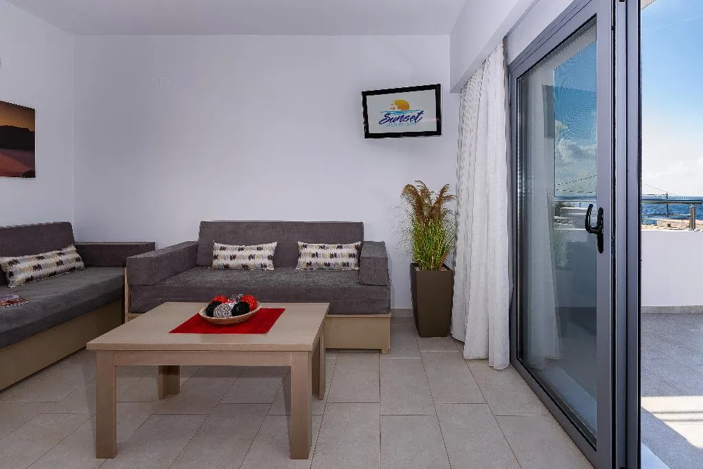 APARTMENT DELUXE SEA VIEW Room, Sunset Elafonisi Apartments, Crete