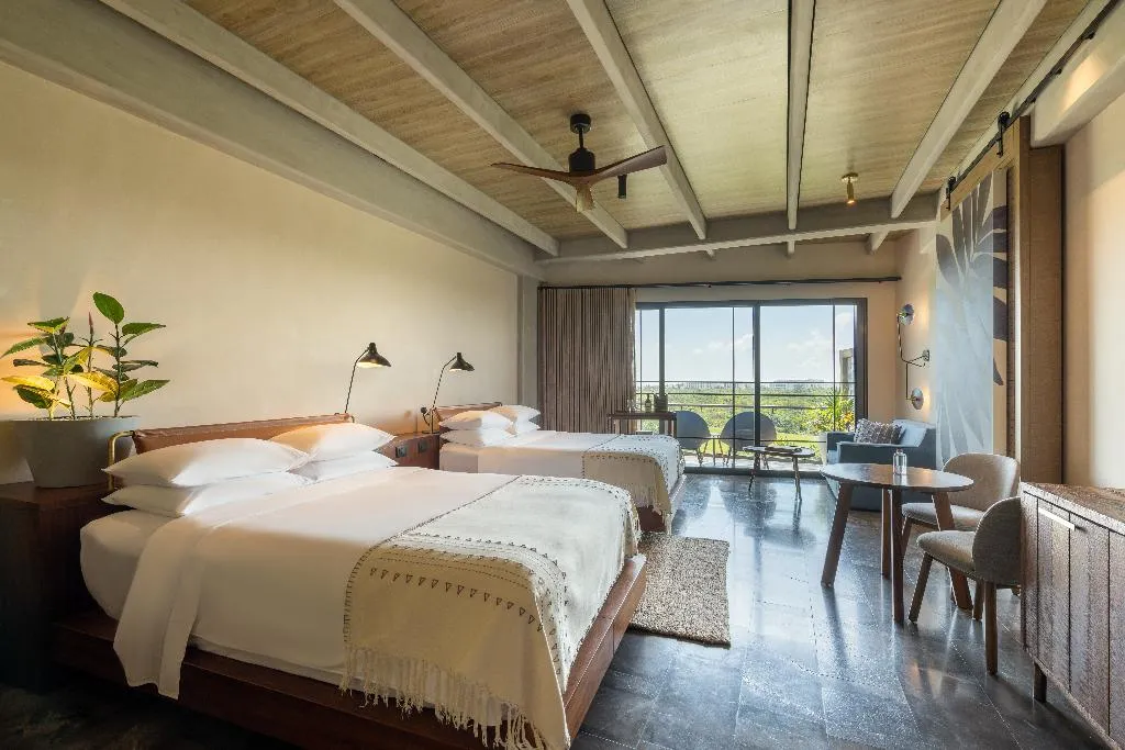 JUNIOR SUITE OCEAN VIEW TWO DOUBLE BEDS Room, Atelier Playa Mujeres, Cancun Area