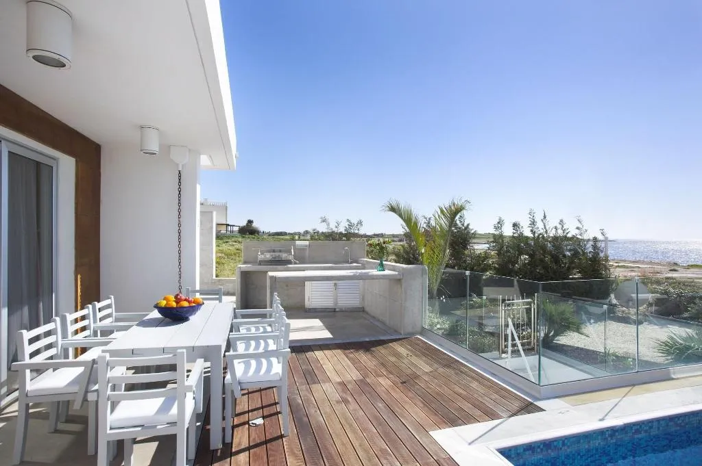 Terrace, Paradise Cove Luxurious Beach Villas, Cyprus
