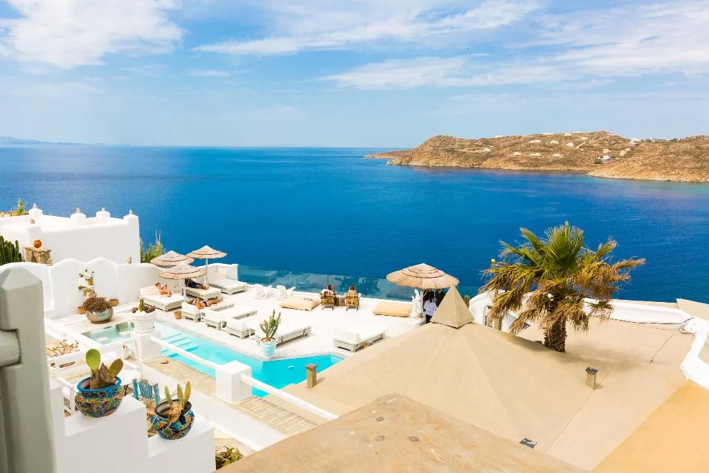 Terrace, Greco Philia Elia Mykonos, Halkidiki